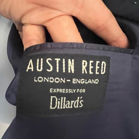 Vtg 90s PinStripe Mens Blazer 46R Preppy Wall Street USA Business Y2K Sopranos - Picture 10 of 16